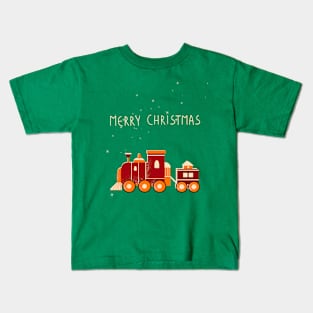 Christmas Train Kids T-Shirt